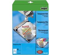 Sigel® IF110 Films pour rétroprojecteur InkJet, transparent, 100 mym, A4, 10 feuilles
