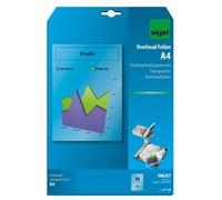 SIGEL If110 Lot de 10 Films Transparents pour Rétroprojecteur, 21 X 29,7 cm, pour Imprimantes Jet d'encre