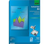 SIGEL IF210 Films pour rétroprojecteur InkJet, transparent, 100 µm, A4, 50 feuilles