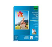 Sigel InkJet Everyday plus Photo Paper IP715 - Brillant - blanc - A4 (210 x 297 mm) - 170 g/m² - 100 feuille(s) papier photo