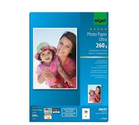 SIGEL IP641 InkJet Ultra Photo Paper, glossy, 260 gsm, A4, 50 sheets 260 gsm 50
