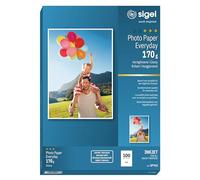 SIGEL Ip715 Papier Photo Everyday Jet d'encre, Ultra Brillant, Format A4 (21 X 29,7 cm), 170 G/M², 100 Feuilles