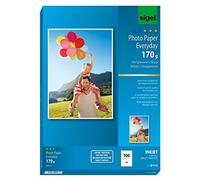 SIGEL Ip715 Papier Photo Everyday Jet d'encre, Ultra Brillant, Format A4 (21 X 29,7 cm), 170 G/M², 100 Feuilles