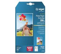 SIGEL Papier photo Ip718 – jet d'encre, ultra-brillant – 10x15 cm, 200 g/m² – 20+4 gratuites