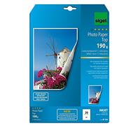 SIGEL IP720 Papier photo jet d'encre, ultra brillant, impression recto-verso, format A4 (21 x 29,7 cm), 190g/m², 20 feuilles