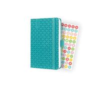 SIGEL J2102 Jolie Agenda semainier 2022, 9,5 x 15 cm, hardcover, 174 pages, turquoise