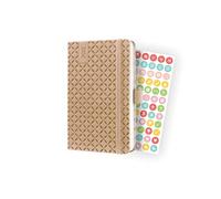 SIGEL J2108 Jolie Agenda semainier 2022-9,5 x 15 cm - hardcover - 174 pages - beige