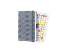 SIGEL J2120 Jolie Agenda semainier 2022, 9,5 x 15 cm, hardcover, 174 pages, gris