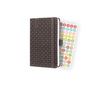 SIGEL J2122 Jolie Agenda semainier 2022-9,5 x 15 cm - hardcover - 174 pages - brun
