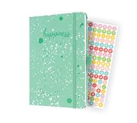 SIGEL J2303 Jolie Agenda semainier 2022, Green Happiness, 13,5 x 20,3 cm, hardcover, 174 pages, mint