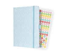 SIGEL J2309 Jolie Agenda semainier 2022 - Blue Lace - 13,5 x 20,3 cm - hardcover - 174 pages - bleu