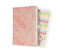 SIGEL J2313 Jolie Agenda semainier 2022 - Nude Glam - 13,5 x 20,3 cm - hardcover - 174 pages - rosé