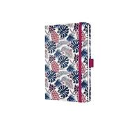 SIGEL J2317 Jolie Agenda semainier 2022 - Tropic Blue - 13,5 x 20,3 cm - hardcover - 174 pages - bleu