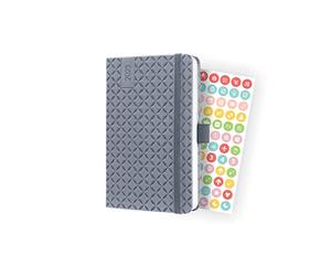 SIGEL J3120 Jolie Agenda Semainier 2023, Hardcover, 9,5 X 15 cm, 174 Pages, Gris Clair