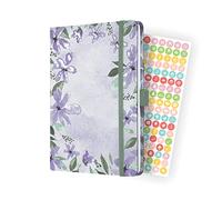 SIGEL J3337 Jolie Agenda Semainier 2023, Loose Florals Lilac, 13,5 X 20,3 cm, Hardcover, 174 Pages, Violet, Vert
