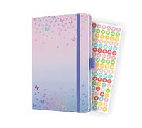 SIGEL J3347 Jolie Agenda Semainier 2023, Butterfly Confetti Candy, 13,5 X 20,3 cm, Hardcover, 174 Pages, Violet, Rose