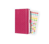 SIGEL J4104 Jolie Agenda semainier 2024, couverture rigide, 9,5 x 15 cm, 174 pages, rose, ca. A6