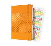 SIGEL J4211 Jolie Agenda semainier 2024, couverture rigide, 13,5 x 20,3 cm, 174 pages, orange