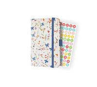 SIGEL J4306 Jolie Agenda semainier 2024, Bloom Violet, 9,5 x 15 cm, couverture rigide, 174 pages, blanc, violet