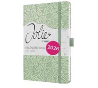 SIGEL J6353 Agenda semainier, A5, vert clair/noir | Calendrier, Planificateur, Agenda hebdomadaire, Organisateur, Journal | certifié FSC - Jolie