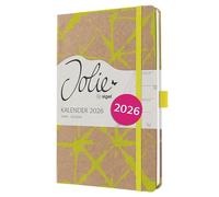 SIGEL J6801 Agenda semainier, A5, vert et beige | Calendrier, Planificateur, Agenda hebdomadaire, Organisateur, Journal | certifié FSC - Jolie