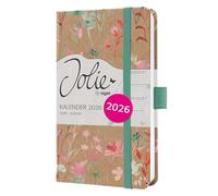 SIGEL J6806 Agenda semainier, A6, rose/vert/blanc et beige | Calendrier, Planificateur, Agenda hebdomadaire, Organisateur, Journal | certifié FSC - Jolie