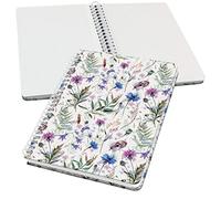 Sigel Cahier à spirales JN618 Jolie Misty Meadows – 120 p. 100 g/m² Rigide Violet/bleu/vert