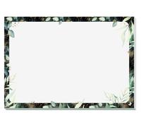 Sigel Js103 Sous-Main Papier, Motif ”Glamorous Leaves”, A3, 30 Feuilles, Certification Fsc, Jolie