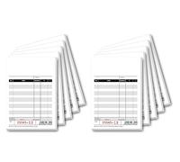 Sigel KC620 Bloc de facturation avec originaux et copies plus 1 feuille de totalisation [en langue étrangère] Lot de 10