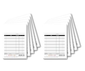Sigel KC620 Bloc de facturation avec originaux et copies plus 1 feuille de totalisation [en langue étrangère] Lot de 10
