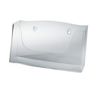 Sigel Présentoir mural LH118 – Acrylique transparent A4 horizontal 1 compartiment