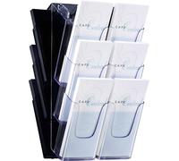 Sigel LH137 LH137 Porte-brochures verre acrylique transparent DIN A6, DIN long Nombre de compartimen