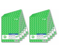 SIGEL LO519/10 Lot de 10 calculs de salaire pour mini travaux A5 50 feuilles avec papier bleu