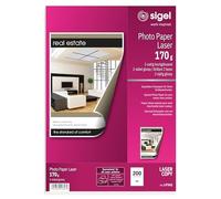 SIGEL Lp342 Papier Photo Laser/Copieur, A4, 170 G, 200 Feuilles | LP342, laser/copieur, 170 g, 200 feuilles