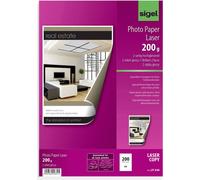 Sigel LP344 LP344 Papier photo DIN A4 200 g/m² 200 feuille(s) imprimable des deux côtés, ultra-br