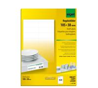 sigel Etiquette pour étagère, 105 x 38 mm, blanc, 170 g/m2 Blanc G