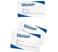 Sigel LP799 - Blanc brillant - 85 x 55 mm - 225 g/m² - 400 carte(s) (40 feuille(s) x 10 cartes de visite G