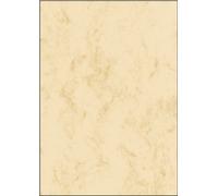 Sigel Papier à motifs marbre DP181 DIN A4 90 g/m² beige 25 feuilles