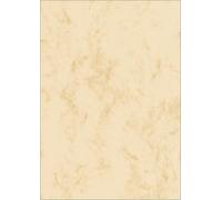 Sigel Marmor Papier DP181 | DP181, marbre beige clair, 90 g/m², 25 feuilles
