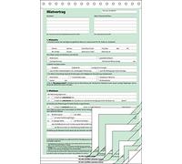 Sigel mietvertragssatz, kompletter Satz Mietvertrag A4h SD: 2 x 4BL. kompletter Satz