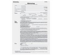 SIGEL MV464 Contrat de location, anciennement contrat de location unique, A4, 4 pages