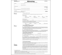 SIGEL MV466 Contrat de location, anciennement contrat de location unique, A4, 6 pages