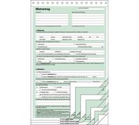 SIGEL MV480 Contrat de location, A4, autocopiant, 4 x 2 feuilles