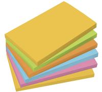 Sigel Note adhésive BA127 125 mm x 75 mm bleu, jaune, vert, orange, rose 600 feuille(s)