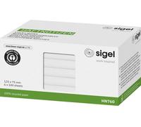 Sigel Note adhésive HN760 125 mm x 75 mm blanc 600 feuille(s)