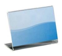 Sigel Pa107 Lot De 10 Porte-Infos Et Porte-Prix Avec Présentation D'Un Seul Côté Pour Format 90 X 60 Mm Transparent G