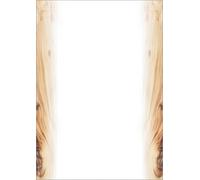 SIGEL Papier à motif A4 | DP680, bois de chêne, brun, 100 feuilles