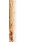 SIGEL Papier à motif A5 | DP684, bois de chêne, brun, 100 feuilles