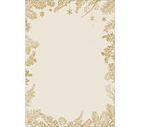sigel Papier à motif de Noël DP422 «Golden Christmas» A4 90 g/m² 100 feuilles