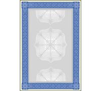 sigel papier à motif titres, A4, 185 g, carton noble, bleu